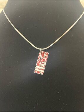 Christian Dior Oblique Trotter Pendant Necklace